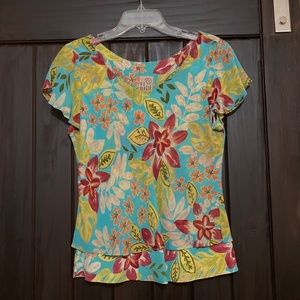 Vintage floral top